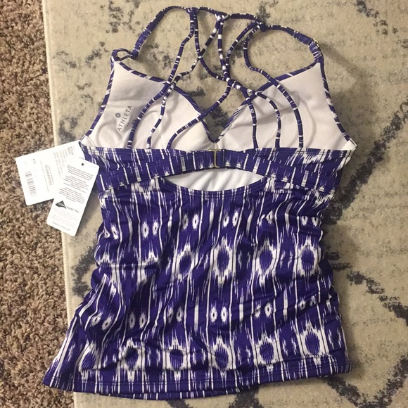 NWT Athleta Aqualuxe tankini and bottoms swim set - Picture 3 of 8